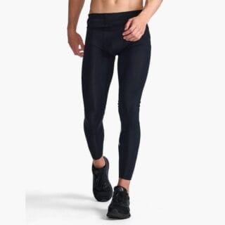 2XU Aero Kompressionstights Herren S Schwarz - Hochwertige Laufbekleidung für optimale Leistung