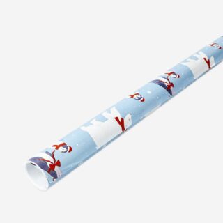 400 cm Geschenkpapier - Weihnachten Tiere