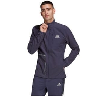 Adidas Own The Run Jacke Herren S Blau - Atmungsaktiv & Leicht für Läufer