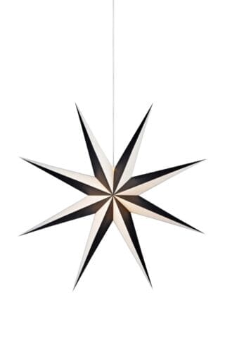 Alva Stern Schwarz/Weiß 75 cm