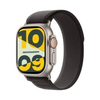 Apple Watch Ultra 2 GPS + Cellular 49mm Titan natur Trail Loop schwarz M/L