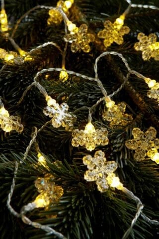 Bjällra Lichterkette Schneeflocke