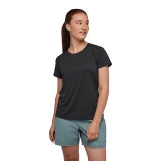 Black Diamond Lightwire SS Tech Tee Damen XS - Schwarz