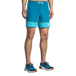 Brooks High Point 7" 2-in-1 Short - Herren Gr. XS, Blau