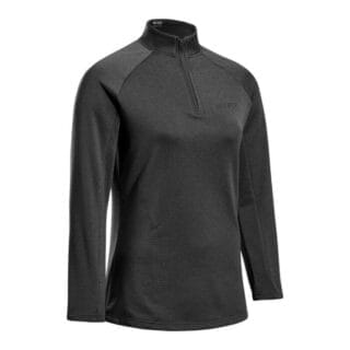 CEP Damen Cold Weather Zip LS Shirt - Größe L, Schwarz für optimale Wärme beim Laufen