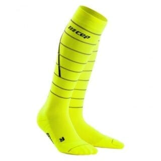 CEP Reflektierende Kompressionssocken Damen Gr. 25-31 cm II Gelb