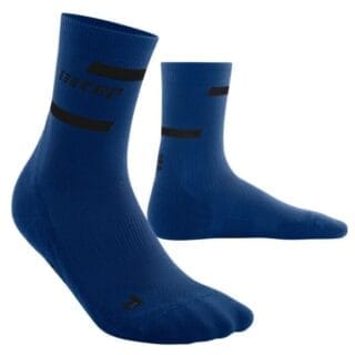CEP Run Socks Mid Cut V4 Damen - Blau, Gr. 34-37 | Hochwertige Laufsocken