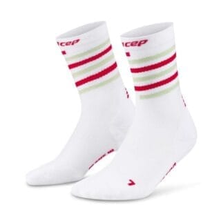 CEP The Run Limited 2024 Mid Cut Sock Damen Weiß Gr. 34-37 – Hochwertige Laufsocken für optimalen Komfort und Unterstützung
