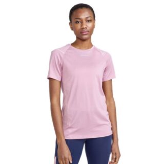 Craft Pro Hypervent SS Tee Damen XL - Atmungsaktives T-Shirt in Pink für Läufer