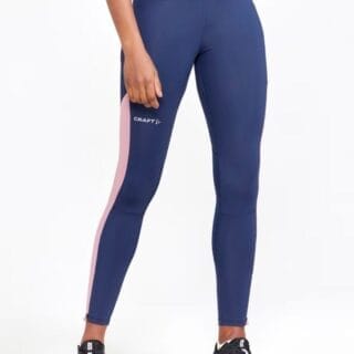 Craft Pro Hypervent Tights Damen XS - Blau, Atmungsaktive Laufleggings für Komfort