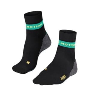 Falke RU True Motion Aion Damen Socken Gr. 35-36 Schwarz - Hochwertige Laufsocken