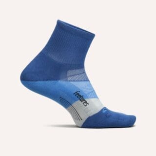 Feetures Elite Ultra Light Quarter Socken Damen - Gr. XL (47-50) - Blau