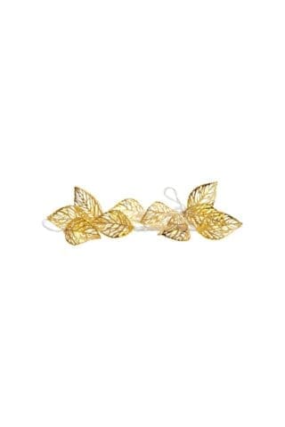 Leaf Lichterkette Gold