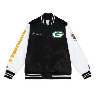 M&N Varsity Satin Jacke - NFL Green Bay Packers