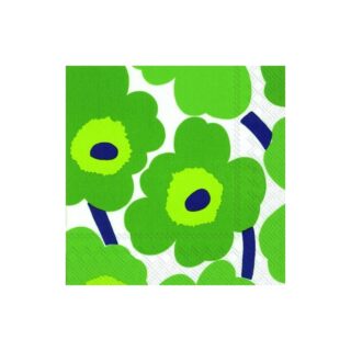 Marimekko Unikko Serviette 33x33cm 20er Pack Grün