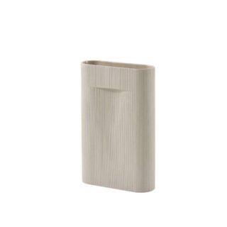 Muuto - Ridge Vase H48,5 Beige