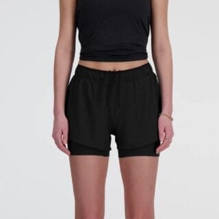 New Balance RC Seamless 2-in-1 Shorts 3 Zoll - XS Damen, Schwarz