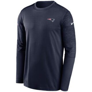 New England Patriots Nike Dri-FIT Sideline Coach Longsleeve