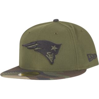 New Era 59Fifty Cap - New England Patriots wood camo