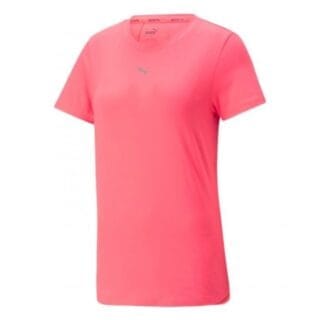 Puma Run Cloudspun Tee Damen XS - Rot | Atmungsaktives Laufshirt für Komfort