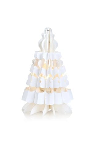Ramsta Papiertannenbaum Weiß 50 cm