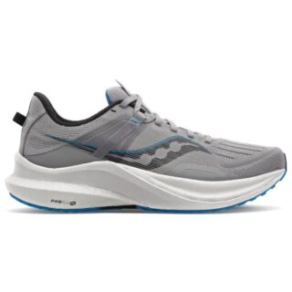 Saucony Tempus Wide Herren Laufschuhe Gr. 40 - Grau, optimaler Komfort und Passform