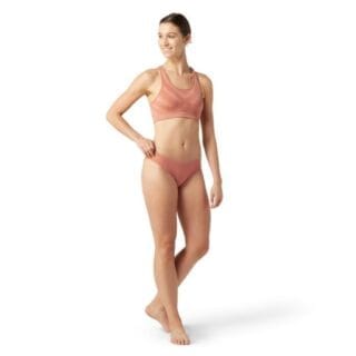 Smartwool Merino Sport Seamless Bikini Boxed - XS Damen Rot, atmungsaktiv & bequem