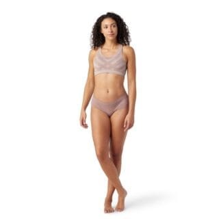 Smartwool Merino Sport Seamless Racerback-BH - Gr. XS - Damen - Braun