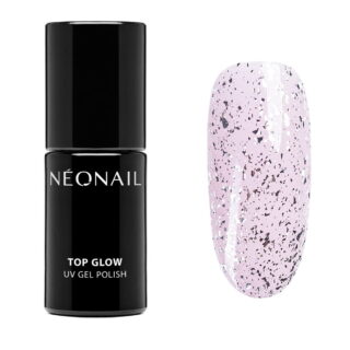 UV Nagellack 7,2 ml - Top Glow Silver Flakes