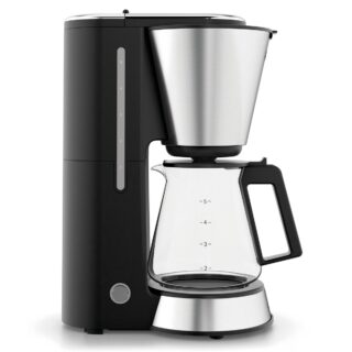 WMF Kitchenminis Kaffeemaschine Glas 5 Tassen Schwarz-silber