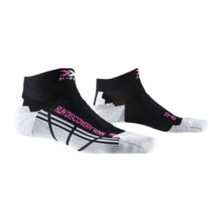 X-Bionic Damen Lauf Discovery Socken Gr. 35-36 Schwarz - Hochleistungs-Laufsocken für Komfort
