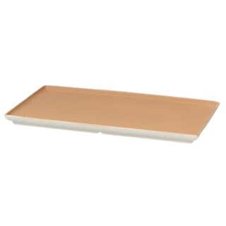 Broste Copenhagen Eli Teller 15 x 26cm Matte soft light camel