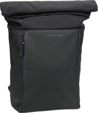 Joop Atessa Tino SVZ in Schwarz (21 Liter), Rolltop Rucksack