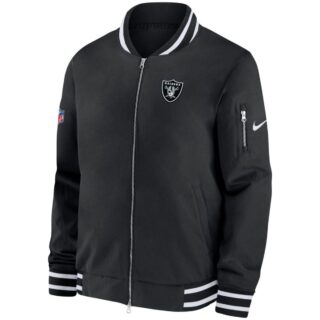 Las Vegas Raiders Nike NFL Sideline Coach Bomber Jacke