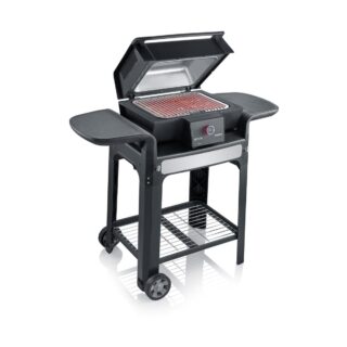 Severin Severin PG 8107 Sevo Elektrogrill mit Grillwagen Schwarz