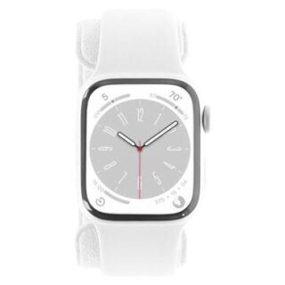 Apple Watch Series 8 GPS 41mm Aluminium silber Sportarmband