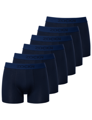 Boxershorts Blue Edition 6er-Pack Bio-Baumwolle L ZOCKN