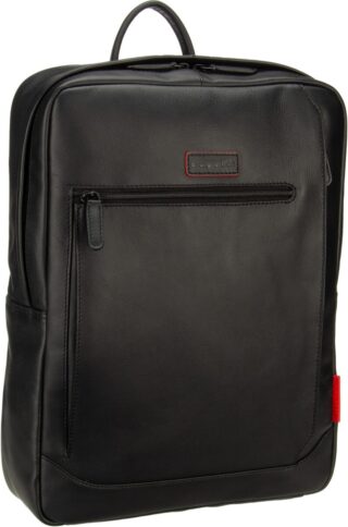 Bugatti Clark Backpack in Schwarz (15.4 Liter), Rucksack / Backpack