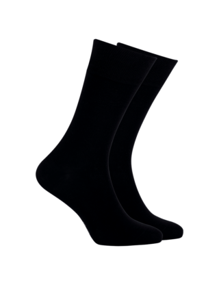 Business Socken 2 Paar Bio-Baumwolle Unisex Schwarz 35-38 ZOCKN