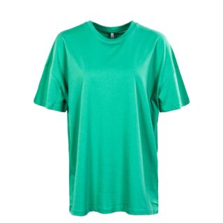 Damen T-Shirt - Aya Life Oversized Top - Green,L,Grün