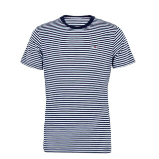 Herren T-Shirt - Classics Stripe - Twilight Navy / White,S,Blau