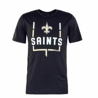 Herren T-Shirt - NFL New Orleans Saints - Black,XL,Schwarz