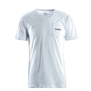 Herren T-Shirt - Oao Pocket - White,XL,Weiß