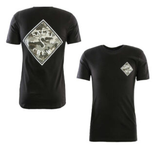 Herren T-Shirt - Tippet Lineup Premium - Black,M,Schwarz