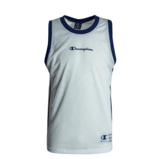 Herren Tanktop - Tank - White / Blue,2XL,Weiß