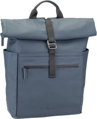 Jost Lindberg 3641 in Navy (24.6 Liter), Rolltop Rucksack