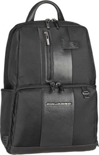 Piquadro Brief Backpack 3214 in Schwarz (18 Liter), Rucksack / Backpack