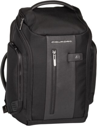 Piquadro Brief Duffel Bag 6154 RFID in Schwarz (20 Liter), Rucksack / Backpack