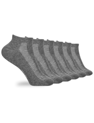 Sneakersocken Basic 6 Paar Bio-Baumwolle Unisex Grau 35-38 unisex ZOCKN