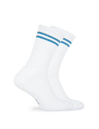 Tennissocken 2 Paar Cocktail Collection Bio-Baumwolle Unisex Swimmingpool 35-38 ZOCKN